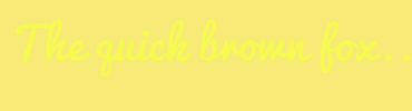 Image with Font Color F5F952 and Background Color F7EA77